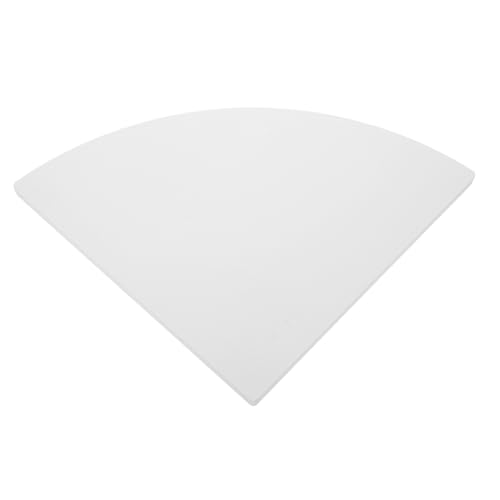 VALICLUD Eckregal Badezimmer Halbrund Radius Wandmontage Platzsparend Stabiles Wandregal Multifunktional für Küche Schlafzimmer Badezimmer Aufbewahrung Organisation von VALICLUD