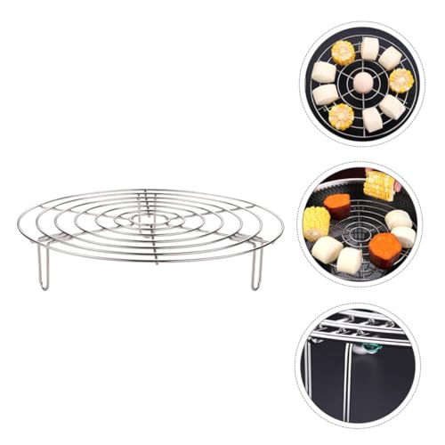 VALICLUD Edelstahl Dampfgarer Einsatz Mehrzweck Dampfgitterrost mit Verbrühschutz Robustes Kochtopf Einlegerost für Gemüse Knödel und Dämpfen Langlebiges Küchenzubehör VALICLUD Edelstahl Dampfgarer Einsatz Mehrzweck Dampfgitterrost mit Verbrühschutz Robustes Kochtopf Einlegerost für Gemüse Knödel und Dämpfen Langlebiges Küchenzubehör von VALICLUD