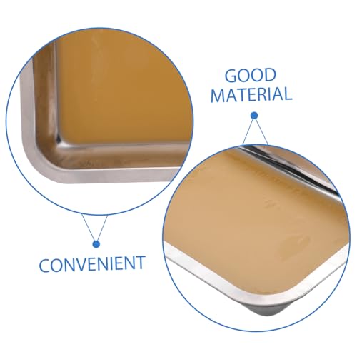 VALICLUD Edelstahl Dissektionstablett für Biologische Experimente Rostfrei Vielseitig Einsetzbar Robustes Labordeckel tablett Langlebiges Seziertablett für Medizinische Anwendungen VALICLUD Edelstahl Dissektionstablett für Biologische Experimente Rostfrei Vielseitig Einsetzbar Robustes Labordeckel tablett Langlebiges Seziertablett für Medizinische Anwendungen von VALICLUD