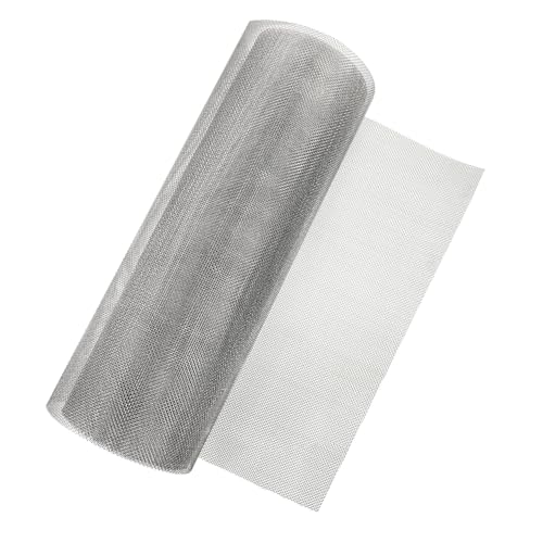 VALICLUD Edelstahl Drahtgeflecht Mesh Rostfreier Feinsieb Metallgewebe Gartenzaun Pflanzenschutz DIY Langlebig Witterungsbeständig für Hobbygärtner und von VALICLUD