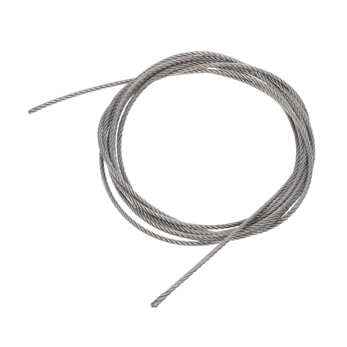 VALICLUD Edelstahl Drahtseil Rostfrei Wetterfest für Außenbereich Kabelgeländer Garten Zaun Seilaufhängung Strapazierfähig Vielseitig für Wäscheleine und DIY projekte VALICLUD Edelstahl Drahtseil Rostfrei Wetterfest für Außenbereich Kabelgeländer Garten Zaun Seilaufhängung Strapazierfähig Vielseitig für Wäscheleine und DIY projekte von VALICLUD