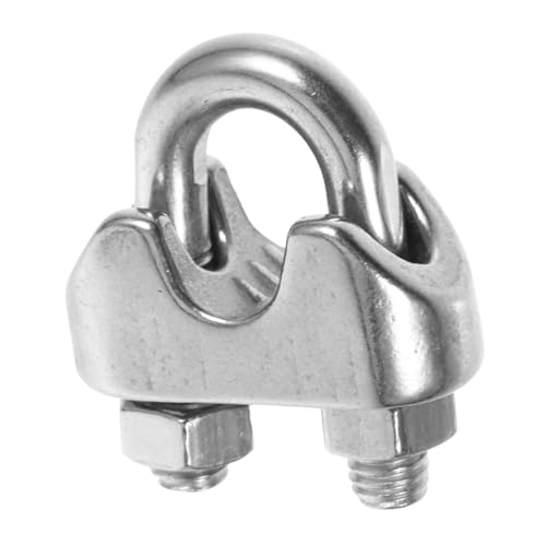 VALICLUD Edelstahl Drahtseilklemme Rostfrei Langlebig Sicher Vielseitig für Kabel Drahtseil Befestigung Kompakt Installieren Portable Robuste Seilklemme VALICLUD Edelstahl Drahtseilklemme Rostfrei Langlebig Sicher Vielseitig für Kabel Drahtseil Befestigung Kompakt Installieren Portable Robuste Seilklemme von VALICLUD