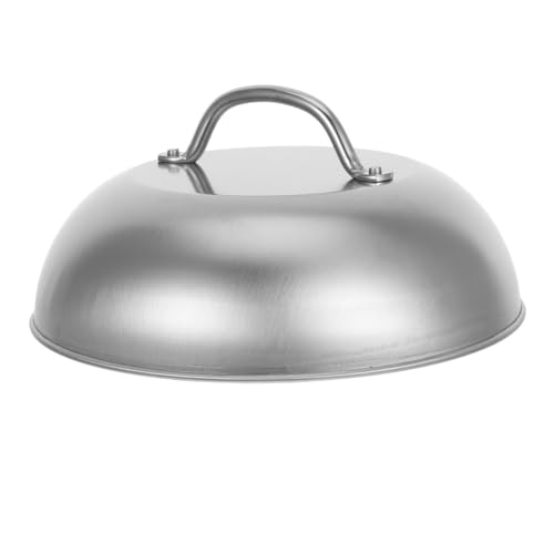VALICLUD Edelstahl Grillglocke Rund Hitzebeständige BBQ Abdeckhaube mit Griff Langlebige Food Dome Abdeckung für Gleichmäßiges Garen und Effiziente Wärmespeicherung Beim Outdoor Grillen VALICLUD Edelstahl Grillglocke Rund Hitzebeständige BBQ Abdeckhaube mit Griff Langlebige Food Dome Abdeckung für Gleichmäßiges Garen und Effiziente Wärmespeicherung Beim Outdoor Grillen von VALICLUD