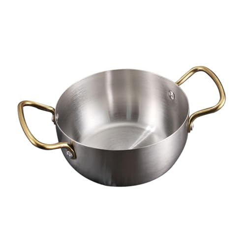VALICLUD Edelstahl Ramen Topf Kochtopf mit Glatter Innenwand Energiesparend Stabiles Doppelgriff design für Induktion Gasherd Suppentopf für Einfache Zubereitung VALICLUD Edelstahl Ramen Topf Kochtopf mit Glatter Innenwand Energiesparend Stabiles Doppelgriff design für Induktion Gasherd Suppentopf für Einfache Zubereitung von VALICLUD