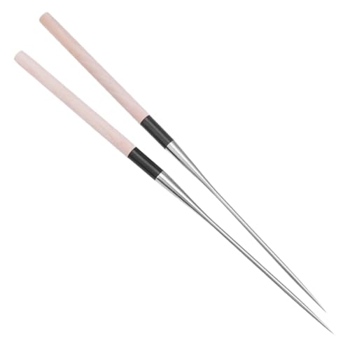 VALICLUD Edelstahl Sashimi Essstäbchen Japanischer Stil Spitz Rostfrei Leicht Langlebig für Zuhause Restaurant und Sushi Genuss Wiederverwendbar für Reise und Picknick von VALICLUD
