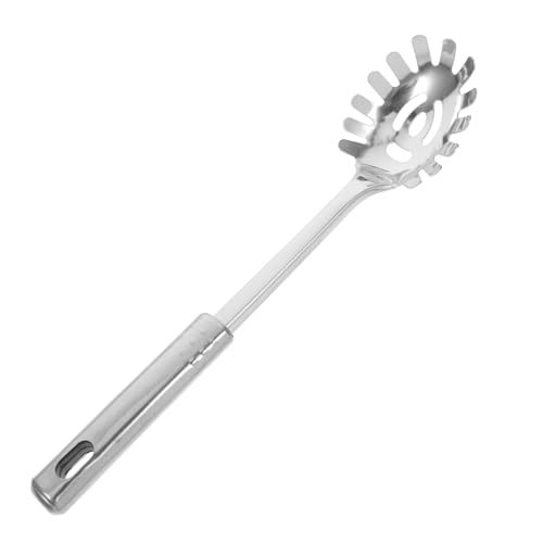 VALICLUD Edelstahl Spaghetti löffel mit Greifzinken Vielseitiger Nudelheber für Pasta Dumplings und Eier Rostfrei Poliert Kratzfrei Praktisches Küchenwerkzeug zum Servieren und Kochen VALICLUD Edelstahl Spaghetti löffel mit Greifzinken Vielseitiger Nudelheber für Pasta Dumplings und Eier Rostfrei Poliert Kratzfrei Praktisches Küchenwerkzeug zum Servieren und Kochen von VALICLUD