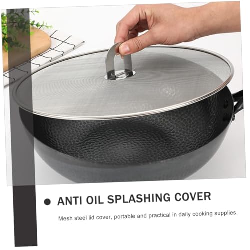 VALICLUD Edelstahl Spritzschutzdeckel Ölspritzschutz Netzdeckel Rostfrei Topfdeckel für Brat Schmorpfannen Küchenöl Spritzschutz Sicherheitsnetz VALICLUD Edelstahl Spritzschutzdeckel Ölspritzschutz Netzdeckel Rostfrei Topfdeckel für Brat Schmorpfannen Küchenöl Spritzschutz Sicherheitsnetz von VALICLUD