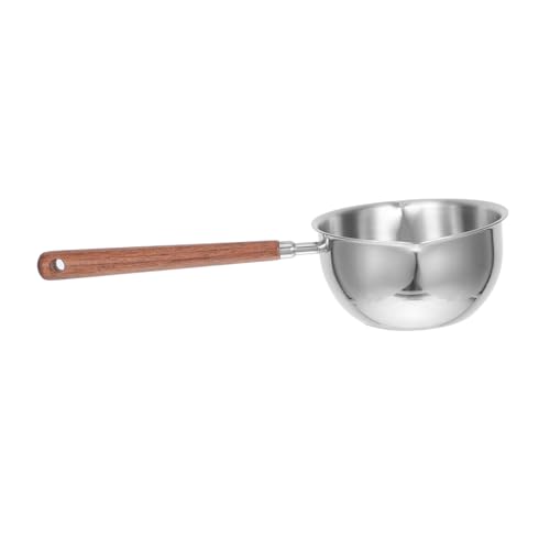 VALICLUD Edelstahl Suppenkelle mit Doppeltem Ausgießer Hitzebeständig Langer Griff Präzises Servieren von Suppe und Sauce Langlebig Vielseitig für Haushalt und Gastronomie von VALICLUD