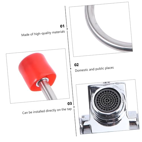 VALICLUD Edelstahl Waschbecken Wasserhahn Aufsatz mit Drehbarer Augenspülstation Notfall Augendusche mit Doppelstrahl Ventil Einfache Montage für Labor Industrie und Büro VALICLUD Edelstahl Waschbecken Wasserhahn Aufsatz mit Drehbarer Augenspülstation Notfall Augendusche mit Doppelstrahl Ventil Einfache Montage für Labor Industrie und Büro von VALICLUD