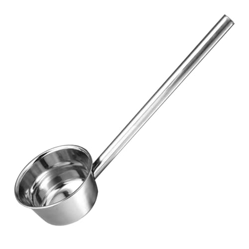 VALICLUD Edelstahl Wasserschöpfer mit Langem Griff Dicker Küchenlöffel für Haushalt und Garten Ergonomisch Leicht Langlebig Vielseitig zum Waschen von Obst Gemüse Badeschöpfer Geeignet von VALICLUD