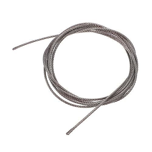 VALICLUD Edelstahldrahtseil Rostfreies Kabel für Wäscheleinen Gartenzaun und DIY Projekte Mehrzweck Drahtseil für Kronleuchter Geländer und Saitenlichter VALICLUD Edelstahldrahtseil Rostfreies Kabel für Wäscheleinen Gartenzaun und DIY Projekte Mehrzweck Drahtseil für Kronleuchter Geländer und Saitenlichter von VALICLUD
