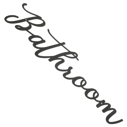 VALICLUD Eisen Wanddekoration Badezimmer Türschild Kreatives Hängendes Toiletten schild Restroom Sign Deko Für Familien Gäste Badezimmer Wandkunst VALICLUD Eisen Wanddekoration Badezimmer Türschild Kreatives Hängendes Toiletten schild Restroom Sign Deko Für Familien Gäste Badezimmer Wandkunst von VALICLUD
