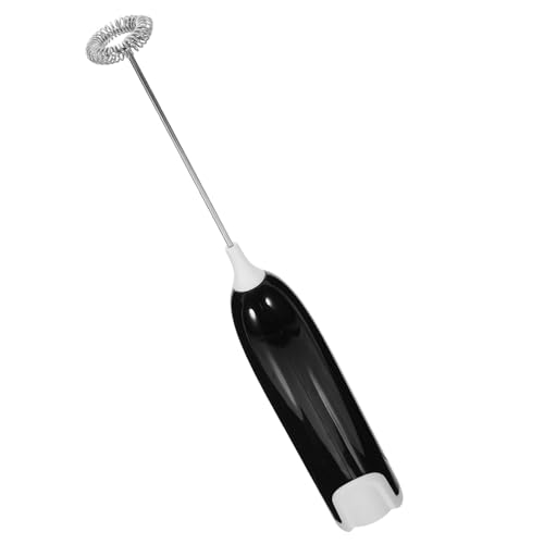 VALICLUD Elektrischer Handmixer Edelstahl Sprungbesen Milchaufschäumer Leise Batterielos für Kaffee Eier Butter Dressing Kuchen Creme Mixgerät Küchenrührgerät Kompakt Wiederverwendbar von VALICLUD
