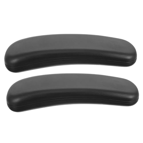 VALICLUD Ergonomisches Bürostuhl armlehnenpolster aus Festem Pu Material Kleines Brot Design Höhenverstellbar Stabiler Sitzkomfort für Büro Heimarbeitsplatz Druckentlastend und Langlebig von VALICLUD