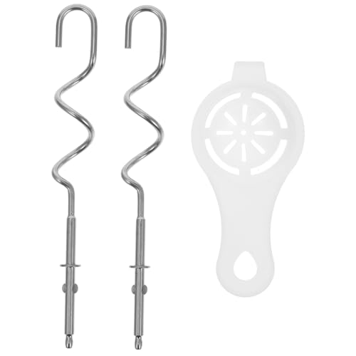 VALICLUD Ersatz Knethaken Handmixer Zubehör Teilig aus Edelstahl Kompatible Handrührer Teighaken Langlebig und Leicht zu Reinigen Küchenzubehör für Backen und Kochen VALICLUD Ersatz Knethaken Handmixer Zubehör Teilig aus Edelstahl Kompatible Handrührer Teighaken Langlebig und Leicht zu Reinigen Küchenzubehör für Backen und Kochen von VALICLUD