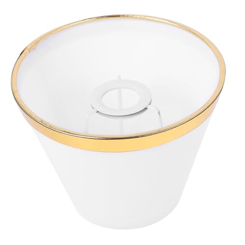 VALICLUD Ersatz Lampenschirm aus Stoff für Tischlampe Pendelleuchte und Wandleuchte Design Geeignet für Schlafzimmer und Wohnzimmer Weiß von VALICLUD