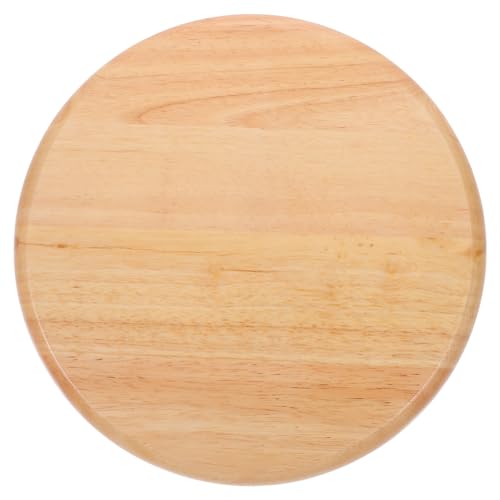 VALICLUD Ersatz Sitzplatte für Gummibaum Runde Sitzfläche Holz Hockerzubehör und Langlebig für Barhocker und Esszimmerstühle von VALICLUD