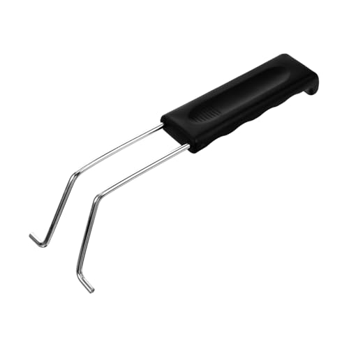 VALICLUD Ersatzgriff aus Edelstahl für Bratringe und Frittierkörbe Ergonomischer Hitzebeständiger Griff Passend für Spiegeleier Frittierpfannen Einfach zu Montieren Robust und Sicher von VALICLUD