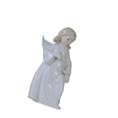 VALICLUD Europäisches Keramik deko engelmädchen Handgefertigte Tischfigur Weiße Keramikkunst Einzigartige Desktop Dekoration Geeignet für Wohnzimmer und Büro VALICLUD Europäisches Keramik deko engelmädchen Handgefertigte Tischfigur Weiße Keramikkunst Einzigartige Desktop Dekoration Geeignet für Wohnzimmer und Büro von VALICLUD