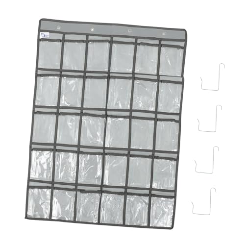 VALICLUD Fächer Aufbewahrungstasche Hängend Tür Organizer aus Reißfestem Vliesstoff Vielseitiger Multi Pockets Organizer für Schlüssel Handy Schuhe und Kleinteile Inklusive Haken von VALICLUD