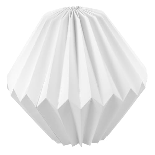 VALICLUD Faltbarer Papier Lampenschirm Dekorativer Laternenüberzug Für Zuhause Wohnzimmer Esszimmer Stilvoll und Einfach von VALICLUD