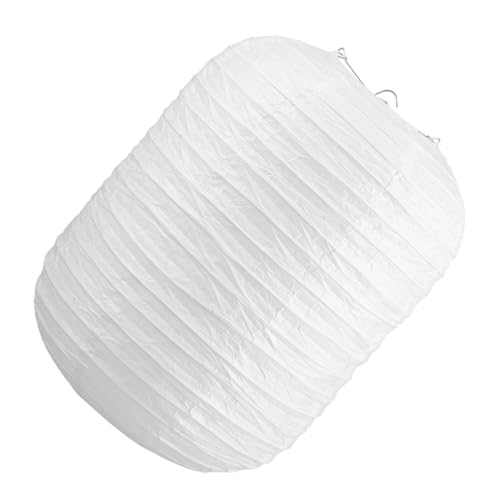VALICLUD Faltbarer Papierlampenschirm Weiß Hängelampe Lampion Ersatz Lampenschirm Deko für Zuhause Party Dekorativer Lampenschirm VALICLUD Faltbarer Papierlampenschirm Weiß Hängelampe Lampion Ersatz Lampenschirm Deko für Zuhause Party Dekorativer Lampenschirm von VALICLUD