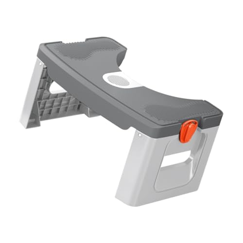 VALICLUD Faltbarer Rutschfester Toilettenhocker für Erwachsene Stabiler Klodeckel Beinstütze Ergonomischer Fußtritt Platzsparender Bad und Wc Fußschemel Sicherer Klobrillen Hocker von VALICLUD