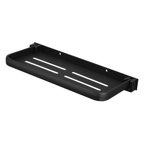 VALICLUD Faltbares Wandregal aus Aluminium Platzsparendes Badregal mit Ablage und Ablaufloch Einfach zu Montierendes Waschbeckenregal für Badezimmer Küchen und Waschraumgestaltung von VALICLUD