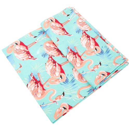 VALICLUD Flamingo Tischläufer Tischdeko für Esszimmer Robustes Stoffmaterial für Partys Hochzeiten und Feiern Schützt Tischoberflächen vor Kratzern und Flecken von VALICLUD