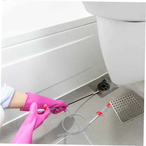 VALICLUD Flexibler Rohrreiniger mit Vierzackigem Krallengreifer Langlebiges Abflussreinigungswerkzeug für Küche Bad Waschbecken und Dusche zur Effektiven Haar Schmutzentfernung VALICLUD Flexibler Rohrreiniger mit Vierzackigem Krallengreifer Langlebiges Abflussreinigungswerkzeug für Küche Bad Waschbecken und Dusche zur Effektiven Haar Schmutzentfernung von VALICLUD