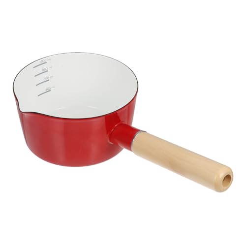 VALICLUD Food Cooking Pot Emaille Milchkochtopf mit Langem Griff Kleine für Babynahrung Frühstück Milch Erhitzen Einfache Reinigung Vielseitiger Küchenhelfer VALICLUD Food Cooking Pot Emaille Milchkochtopf mit Langem Griff Kleine für Babynahrung Frühstück Milch Erhitzen Einfache Reinigung Vielseitiger Küchenhelfer von VALICLUD