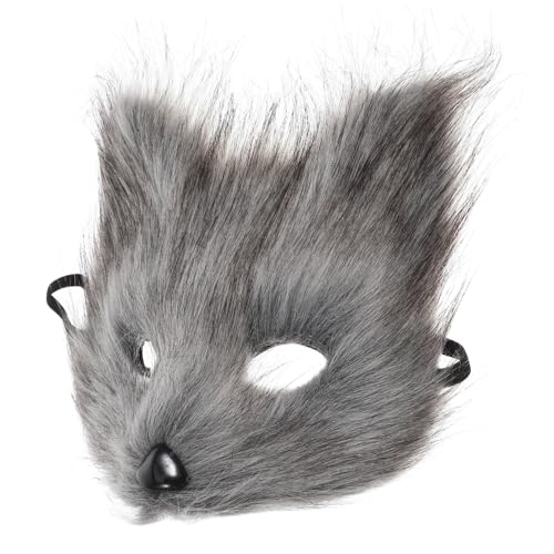 VALICLUD Fuchs Maske Halloween Tiermasken Dekoration Party Zubehör Fell Cosplay Requisiten Ornament Atmungsaktivität Feier Familie Spaß von VALICLUD