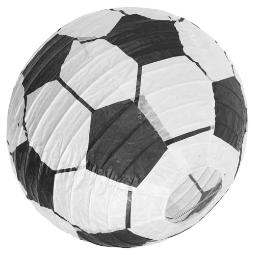VALICLUD Fußball Papierlaterne Dekorative Hängelampe für Sportpartys Fußball Themen Events Leicht und Langlebig für Geburtstagsfeiern und Besondere Anlässe VALICLUD Fußball Papierlaterne Dekorative Hängelampe für Sportpartys Fußball Themen Events Leicht und Langlebig für Geburtstagsfeiern und Besondere Anlässe von VALICLUD