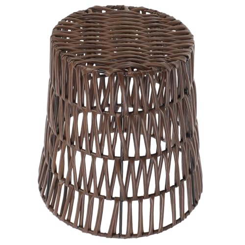 VALICLUD Geflochtener Aufbewahrungskorb aus Pp rohr Vielseitiger Wäschekorb und Müllbehälter für Wohnzimmer Kinderzimmer und Büro Stabiles Design Rustikaler Stil von VALICLUD