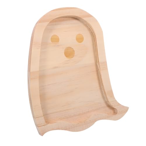 VALICLUD Geisterförmiges Holz serviertablett für Halloween Großes Multifunktionales Snack Dessertbrett aus Natürlichem Obstholz Wiederverwendbares Party tablett für Snacks und Käse VALICLUD Geisterförmiges Holz serviertablett für Halloween Großes Multifunktionales Snack Dessertbrett aus Natürlichem Obstholz Wiederverwendbares Party tablett für Snacks und Käse von VALICLUD