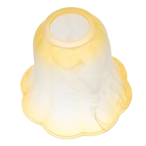 VALICLUD Glas Pendelleuchte Lampenschirm Glockenform Retro Deckenleuchte Lampenabdeckung Glaslichtschirm für Wohnzimmer Schlafzimmer Bar Langlebig und Augenschutzend von VALICLUD
