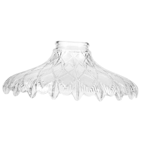 VALICLUD Glas lampenschirm Ersatz für Steh Deckenlampen Rustikal Dekorativ Blendfrei Vielseitig Einsetzbar für Wohnzimmer Schlafzimmer Esszimmer und Büro Wärme Spendend und Schützend von VALICLUD