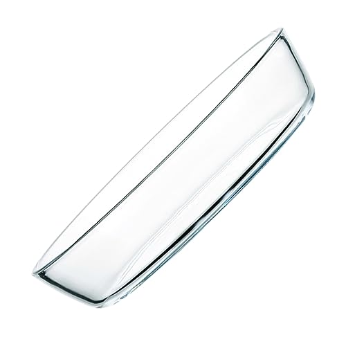 VALICLUD Glasbackblech Transparente Servierplatte für Mikrowelle und Kühlschrank für Suppen und Warme Gerichte Leicht zu Reinigen Hitzebeständig für Familienfeiern und Alltagsnutzung von VALICLUD