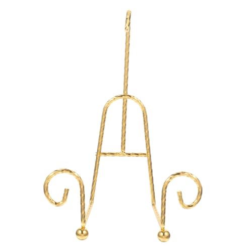 VALICLUD Goldener Metall Becherhalter mit Untertassenhalter Dekorativer und Stabiler Tischständer für Tassen und Teller Vielseitiger Organizer für Küche Büro und Restaurant Langlebiges von VALICLUD
