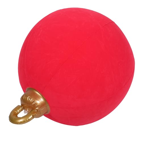 VALICLUD Große Aufblasbare Weihnachtskugeln aus PVC mit Samtiger Oberfläche Wiederverwendbare Deko für Garten Rasen Veranda und Festliche Weihnachtsfeiern Einfache Montage ohne Werkzeug VALICLUD Große Aufblasbare Weihnachtskugeln aus PVC mit Samtiger Oberfläche Wiederverwendbare Deko für Garten Rasen Veranda und Festliche Weihnachtsfeiern Einfache Montage ohne Werkzeug von VALICLUD