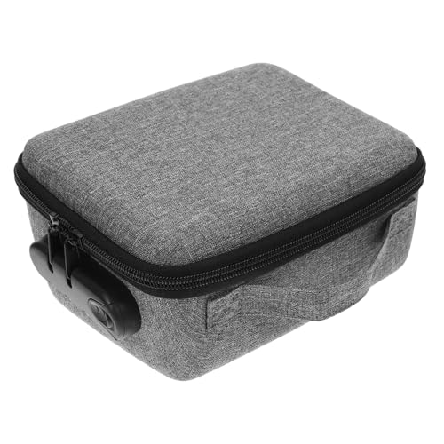 VALICLUD Große Dokumententasche mit Mehrlagigem Aufbewahrungssystem Sichere Aufbewahrung für Dokumente und Ausweise Kombinationsschloss Tragbare Organizer Tasche für Büro Zuhause und von VALICLUD