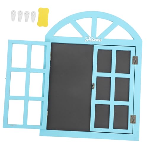 VALICLUD Hängende Wandtafel mit Fensterrahmen Optik Holz Kreidetafel für Restaurants Kaffeehäuser Dekorativer Message Board Rustikale Wanddeko Inklusive Kreide und Zubehör VALICLUD Hängende Wandtafel mit Fensterrahmen Optik Holz Kreidetafel für Restaurants Kaffeehäuser Dekorativer Message Board Rustikale Wanddeko Inklusive Kreide und Zubehör von VALICLUD