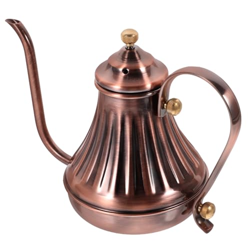 VALICLUD Handfilter Kaffeekanne mit Langem Ausguss Ergonomischer Griff Tropffreies Ausgießen für Handbrühkaffee und VALICLUD Handfilter Kaffeekanne mit Langem Ausguss Ergonomischer Griff Tropffreies Ausgießen für Handbrühkaffee und von VALICLUD
