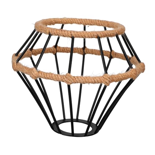 VALICLUD Handgefertigte Zylindrische Lampenschirm Pendelleuchte Naturfaser Handgewebt Rustikal Eleganter Metall Lampenschirm Für Landhausdekor Wohnzimmer Schlafzimmer Beleuchtung VALICLUD Handgefertigte Zylindrische Lampenschirm Pendelleuchte Naturfaser Handgewebt Rustikal Eleganter Metall Lampenschirm Für Landhausdekor Wohnzimmer Schlafzimmer Beleuchtung von VALICLUD