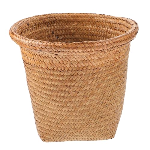VALICLUD Handgefertigter Mittlerer Strohkorb Abfalleimer Papierkorb ohne Deckel Robust Wasserfest für Büro Zuhause Wohnzimmer Schlafzimmer Zufällige Farbe Zufällige Farbe VALICLUD Handgefertigter Mittlerer Strohkorb Abfalleimer Papierkorb ohne Deckel Robust Wasserfest für Büro Zuhause Wohnzimmer Schlafzimmer Zufällige Farbe Zufällige Farbe von VALICLUD