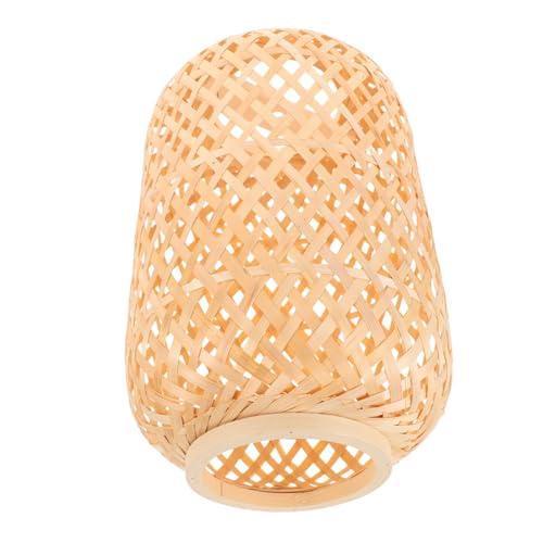 VALICLUD Handgewebter Lampenschirm aus Naturfasern Leichter Rustikaler Vielseitiger Lampenüberzug für Esszimmer Schlafzimmer Balkon Exklusives Flexibles Naturdekor mit Warmem Lichtambiente VALICLUD Handgewebter Lampenschirm aus Naturfasern Leichter Rustikaler Vielseitiger Lampenüberzug für Esszimmer Schlafzimmer Balkon Exklusives Flexibles Naturdekor mit Warmem Lichtambiente von VALICLUD