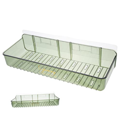 VALICLUD Haushaltskleber-lagerregal Halbtransparentes Pet-aufbewahrungsregal Zur Wandmontage Kein Bohren Badezimmer-dusch-Organizer Für Utensilien Und Taschentücher VALICLUD Haushaltskleber-lagerregal Halbtransparentes Pet-aufbewahrungsregal Zur Wandmontage Kein Bohren Badezimmer-dusch-Organizer Für Utensilien Und Taschentücher von VALICLUD
