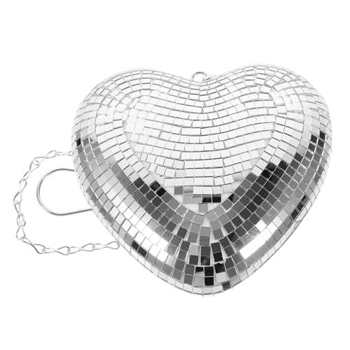 VALICLUD Herzförmige Discokugel Dekoration Spiegel Party Kugel für Disco Events Hochzeiten und Feiern für Bars Cafés und Zuhause Aufzuhängen Vielseitig Einsetzbar VALICLUD Herzförmige Discokugel Dekoration Spiegel Party Kugel für Disco Events Hochzeiten und Feiern für Bars Cafés und Zuhause Aufzuhängen Vielseitig Einsetzbar von VALICLUD