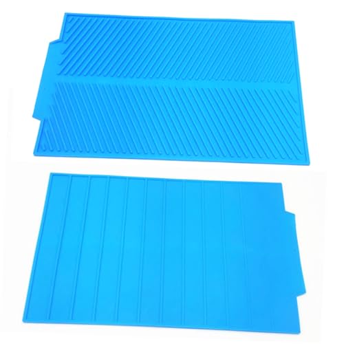 VALICLUD Hitzebeständige Silikon Abtropfmatte für Geschirr Spülmaschinenfest Rutschfest Faltbar Küchen Abtropfmatte für Küchenspüle und Geschirrablage Blau VALICLUD Hitzebeständige Silikon Abtropfmatte für Geschirr Spülmaschinenfest Rutschfest Faltbar Küchen Abtropfmatte für Küchenspüle und Geschirrablage Blau von VALICLUD