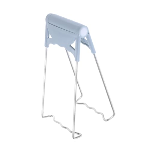 VALICLUD Hitzebeständiger Edelstahl Teller Greifer mit Rutschfestem Griff Antiverbrühung Küchenclip für Heiße Platten Schüsseln und Pfannen Sicherer Halter Küchenhelfer Sky von VALICLUD